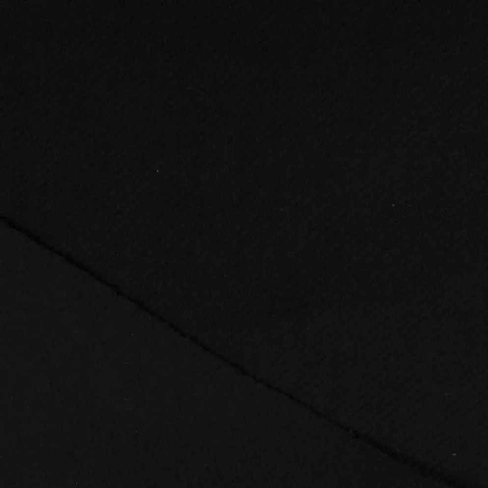 Kraftig twill frakkeuld Sort