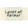 Label “Lavet af farmor” 4 x 2cm Trend white