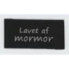 Label “Lavet af mormor”, Sort