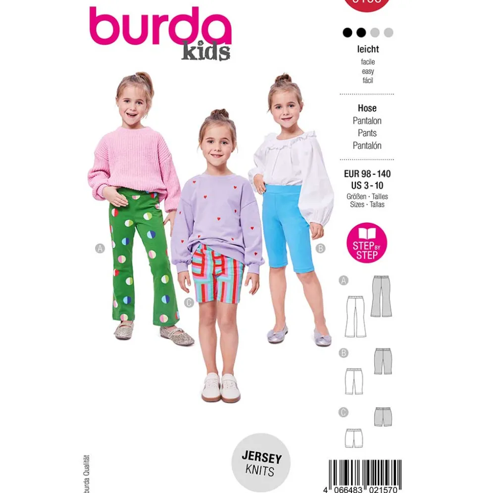 Leggings Burda Kids 9196 str. 98-140