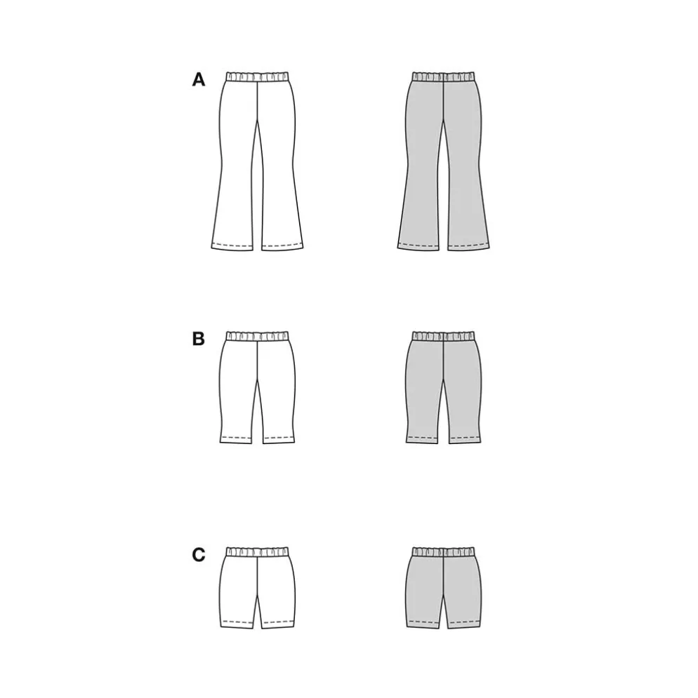 Leggings Burda Kids 9196 str. 98-140
