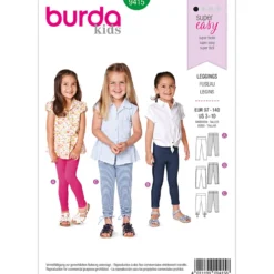 Leggings Burda Kids 9415 str. 97-140