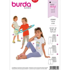 Leggings Burda Kids 9615 str. 104-152