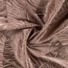 Let jacquard m/bladmønster Spicy brown