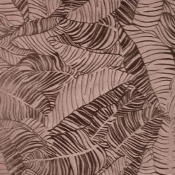 Let jacquard m/bladmønster Spicy brown