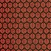 Let voile m/abstrakt batikprint Brun