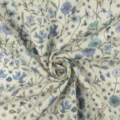 Liberty Fabrics Archway Støvet blå