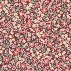 Liberty Fabrics Faye Bordeaux