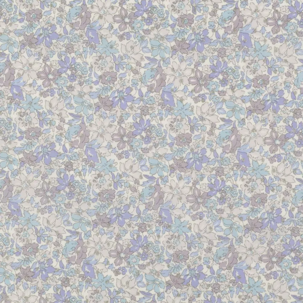 Liberty Fabrics Julia Belle Spot Metallic Lys lilla
