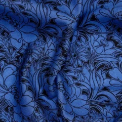 Liberty Fabrics Penelopes Dance Mørk Marineblå
