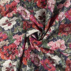 Liberty Fabrics Poppy Amelie Spot Mørk marineblå