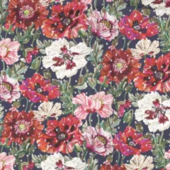Liberty Fabrics Poppy Amelie Spot Mørk marineblå
