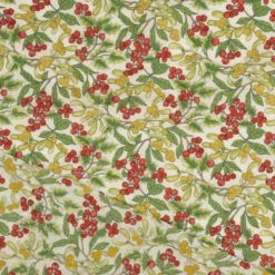 Liberty Fabrics Yuletide berry Trend white