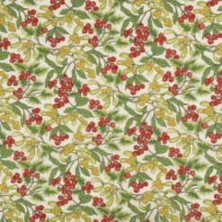 Liberty Fabrics Yuletide berry Trend white