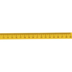 Lineal 30cm til magnet tavle Gul