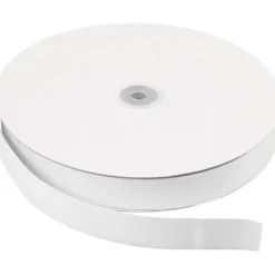 Linnings-elastik 25mm, 25m Hvid