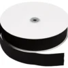 Linnings-elastik 40mm, 25m Sort