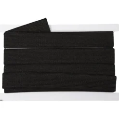 Linnings-elastik 20mm, 3m Sort