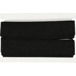 Linnings-elastik 30mm, 3m Sort