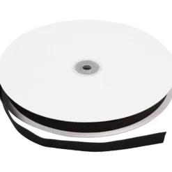 Linnings-elastik 15mm, 25m Sort