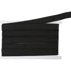 Linnings-elastik 15mm, 3m Sort