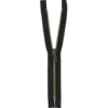 Lomme/Jeanslås m/standardskyder 15 cm, 6 mm Sort