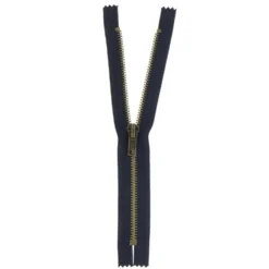 Lomme/Jeanslås m/standardskyder 20 cm, 6 mm Marine