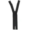Lommelås m/standardskyder 15 cm, 6 mm Sort