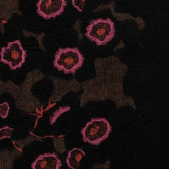 Luksuriøs teddy m/broderi Sort