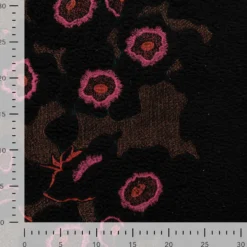 Luksuriøs teddy m/broderi Sort