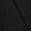 Luksus jacquard i uldmix Sort
