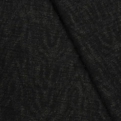 Luksus jacquard i uldmix Sort