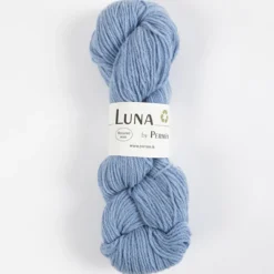 Luna 100% Recycled uld Lys blå