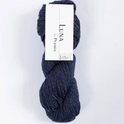 Luna 100% Recycled uld Støvet midnatsblå