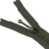 Lynlås 4mm m/ stang kugleskyder 20cm Antik sølv Army