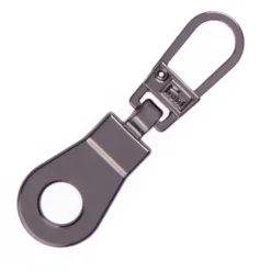 Lynlås-vedhæng Eyelet Sort metal
