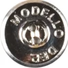 Magnet knap 18 mm Sølv