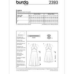 Marilyn kjole Burda 2393 str. 36-48