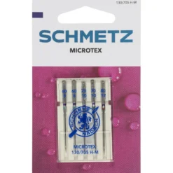 Maskinnål microtex ass., 5 stk