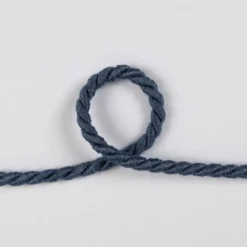 Møbelsnor mat 5,5mm Støvet midnatsblå