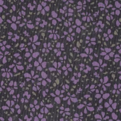 Mesh m/ blomster print Sort