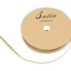 Metallic bånd 3mm 10m Guld