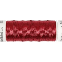 Metallic 100 m Vinrød