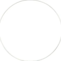 Metalring 15cm, Hvid