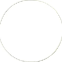 Metalring 20cm, Hvid
