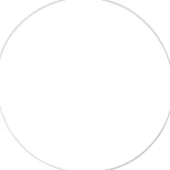 Metalring 30cm, Hvid