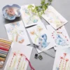 Mini DIY Kit Broderi, Malerier med broderi