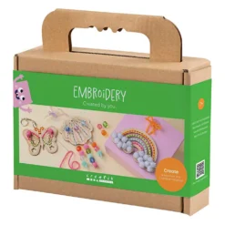 Mini DIY Kit Broderi, Sommerfugl, mm