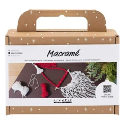 Mini DIY Kit Macramé, Julemand