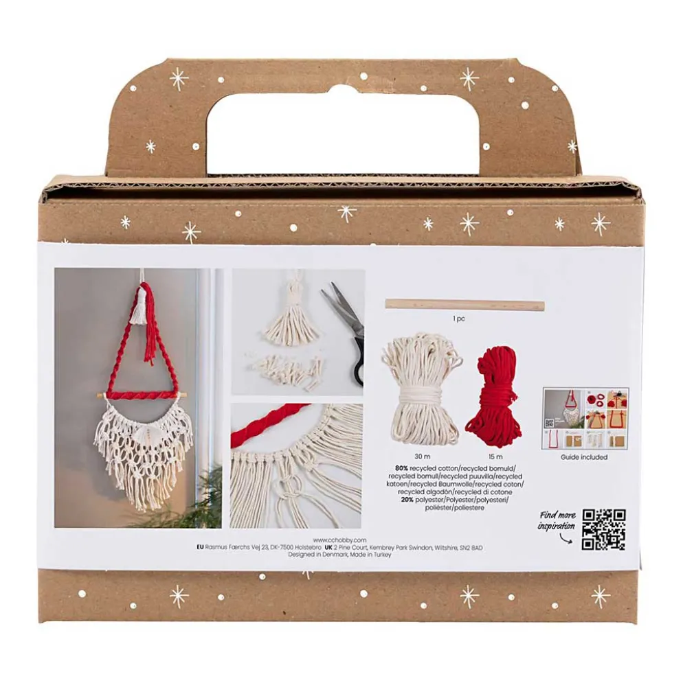 Mini DIY Kit Macramé, Julemand